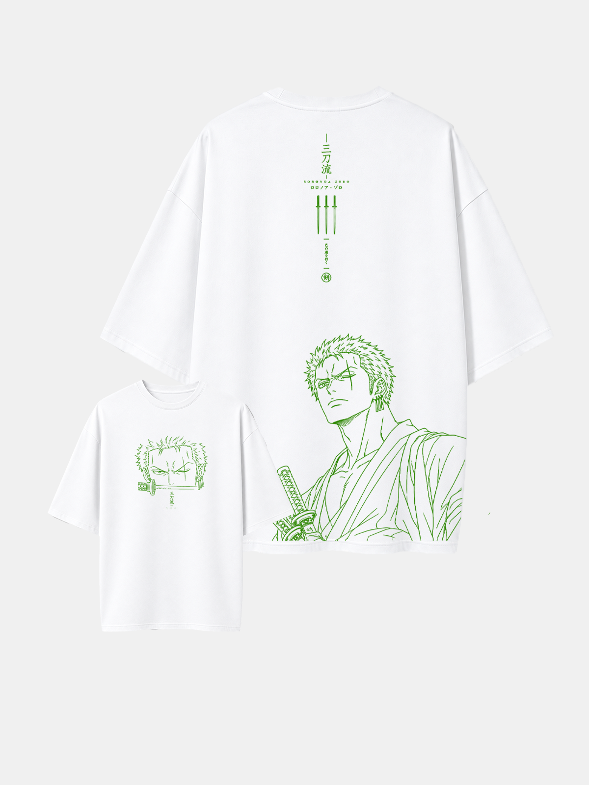 Polera Oversize Roronoa Zoro One Piece