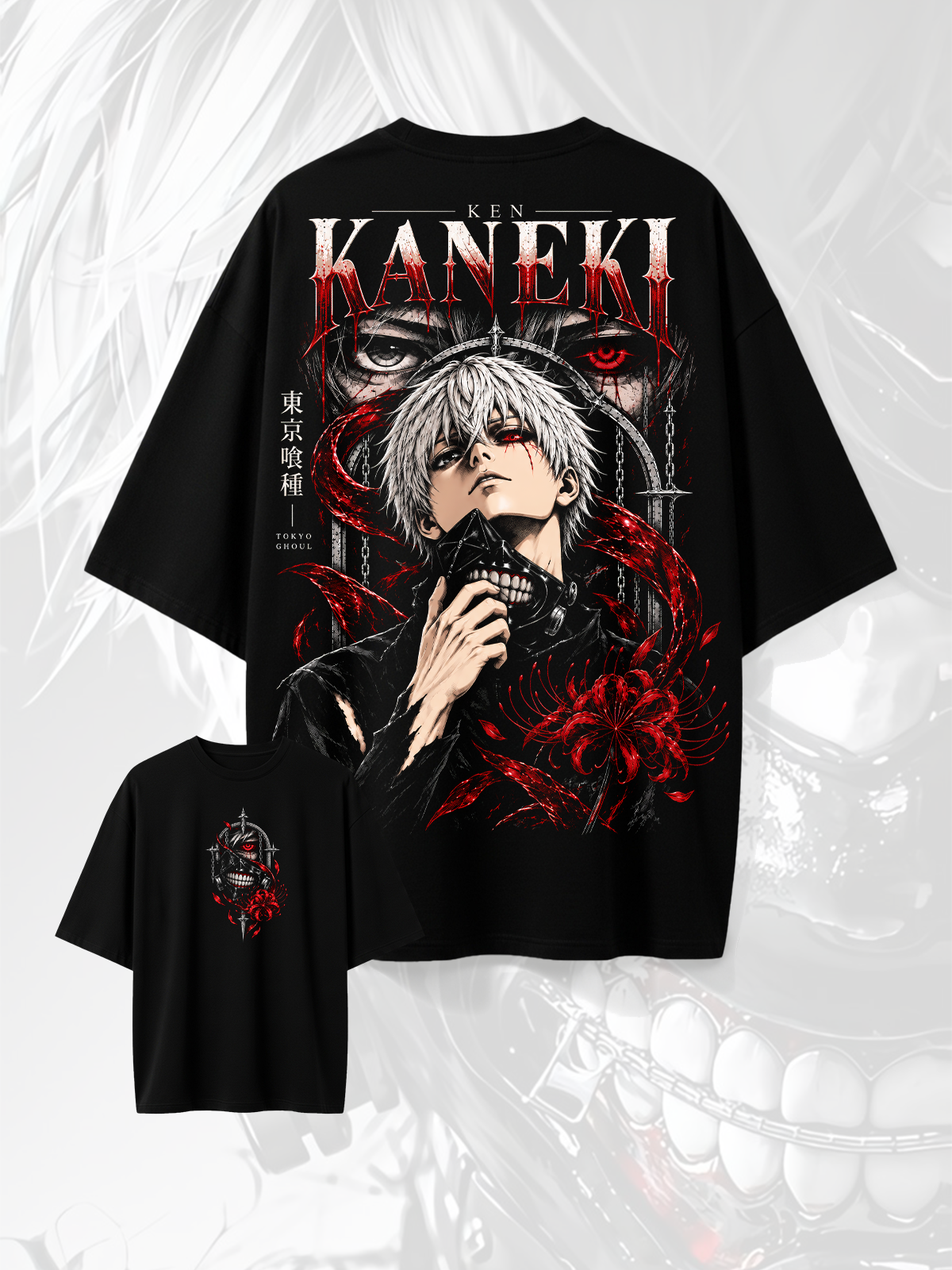 Polera Oversize Ken Kaneki Tokyo Ghoul