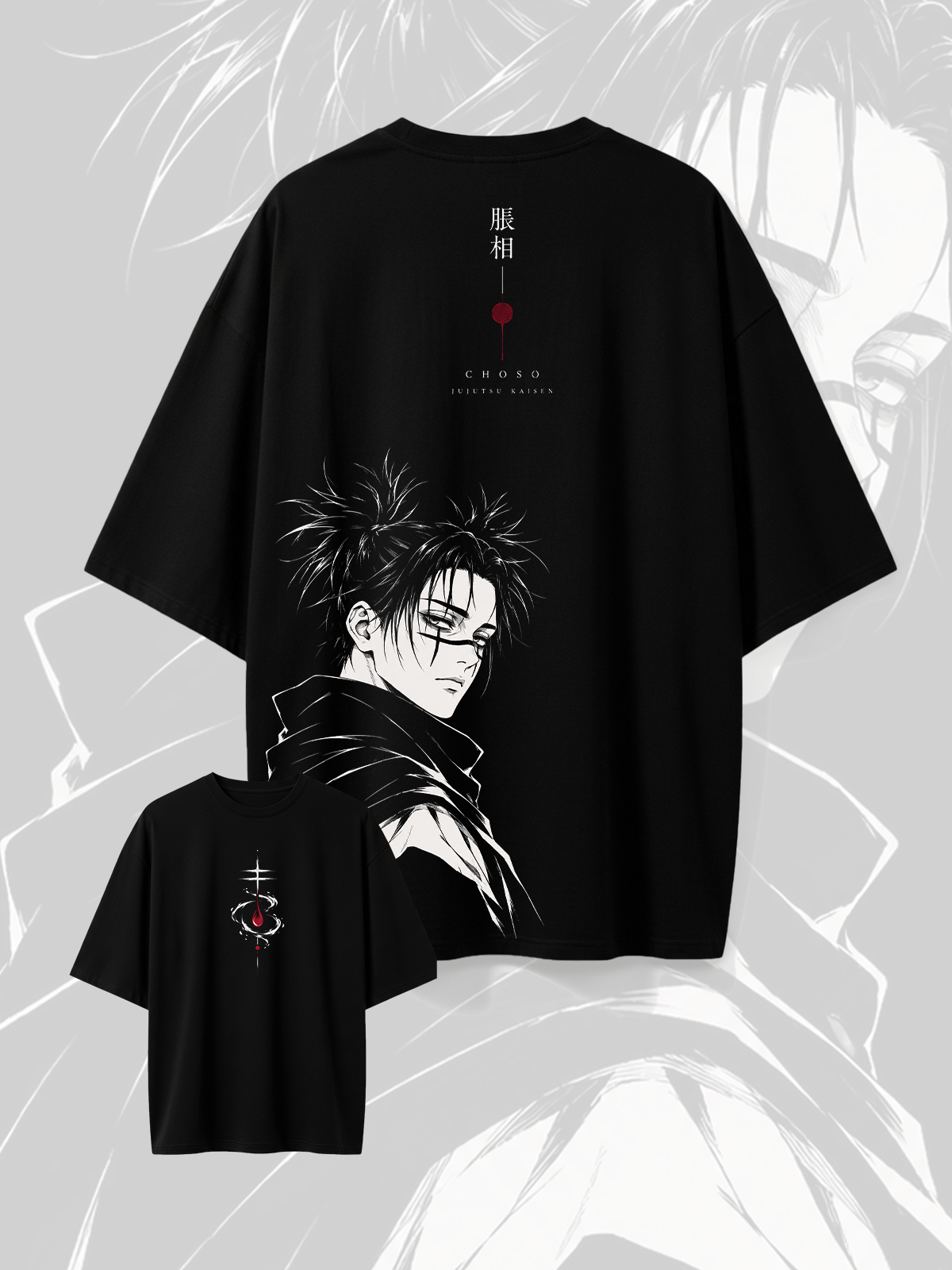 Polera Oversize Choso Jujutsu Kaisen