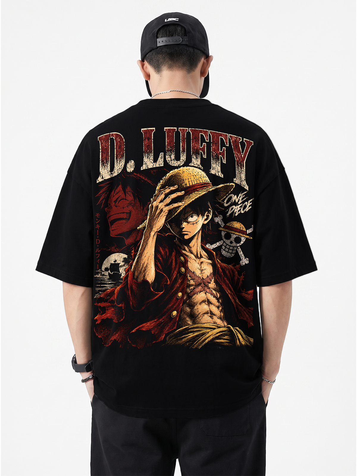 Polera Oversize Monkey D. Luffy One Piece