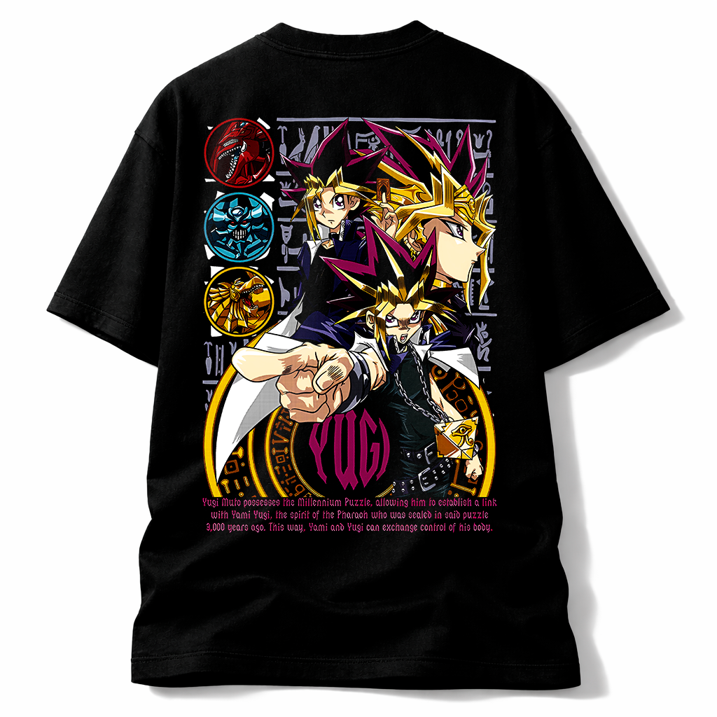 Camiseta Yugi & Yami – Legado del Rompecabezas Milenario