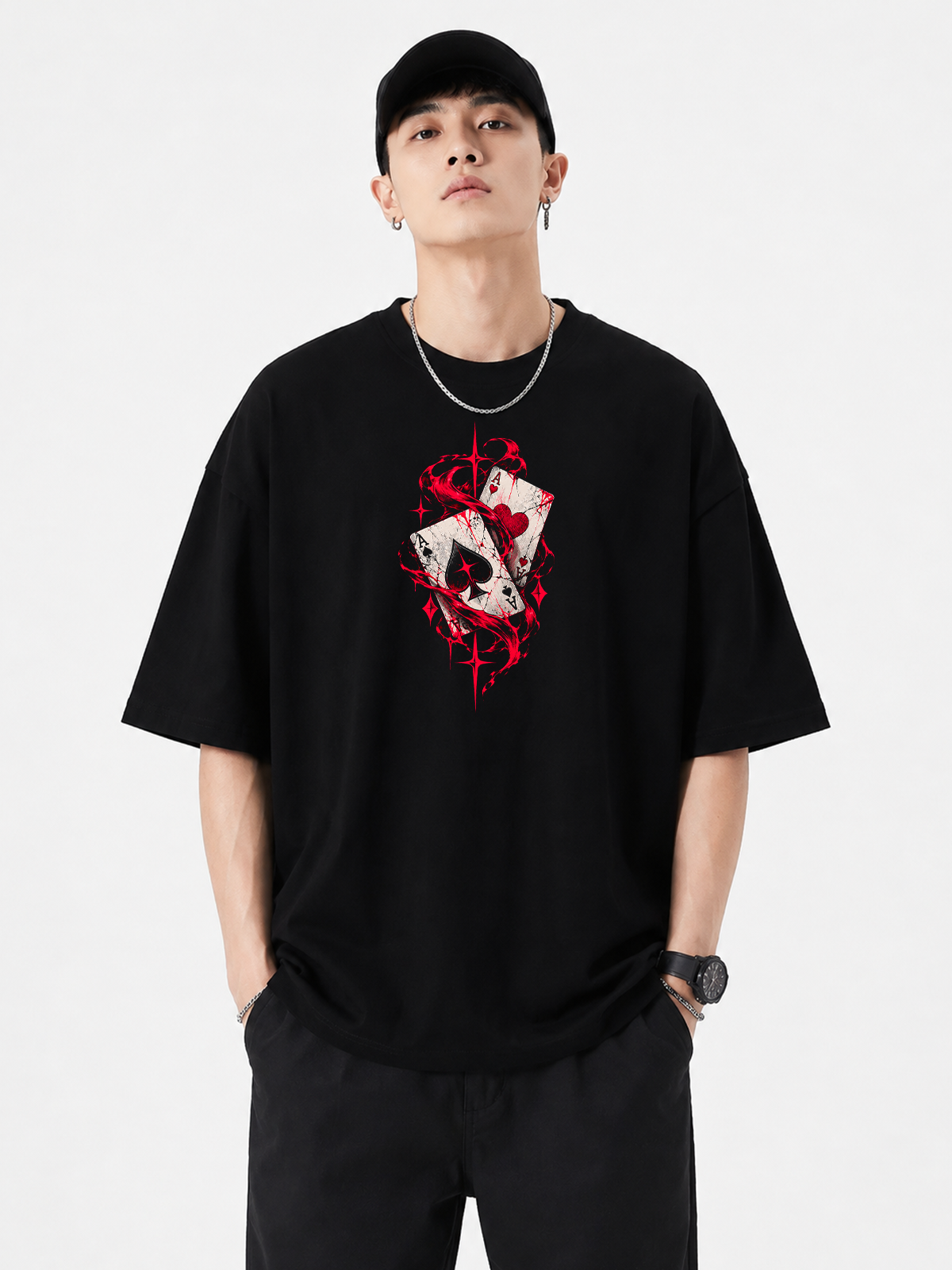 Polera Oversize Hisoka Hunter x Hunter