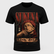 Polera Regular Fit Sukuna Jujutsu Kaisen