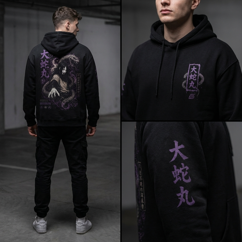poleron Sudadera Orochimaru Legendary Sannin Streetwear