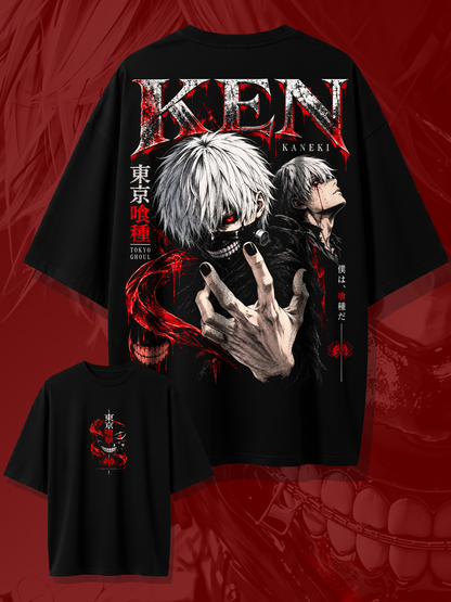 Polera Oversize Ken Kaneki Tokyo Ghoul