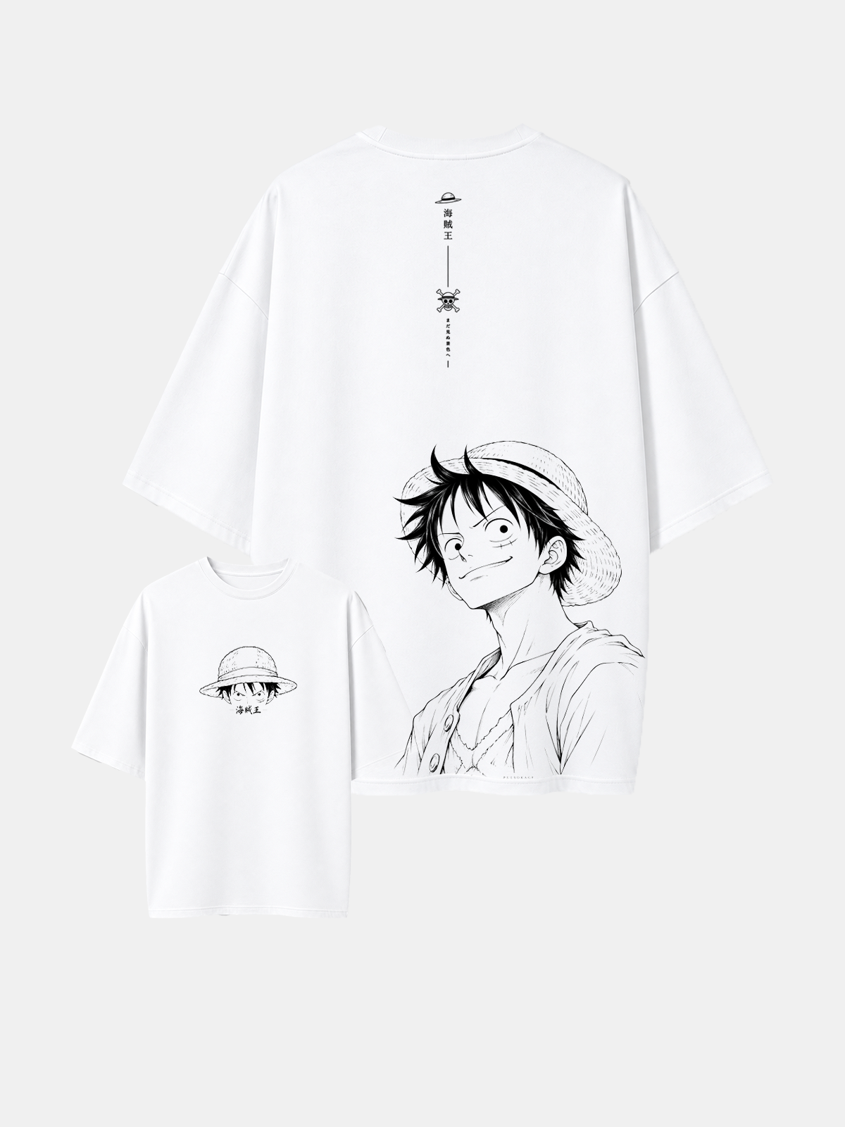 Polera Oversize Monkey D. Luffy One Piece