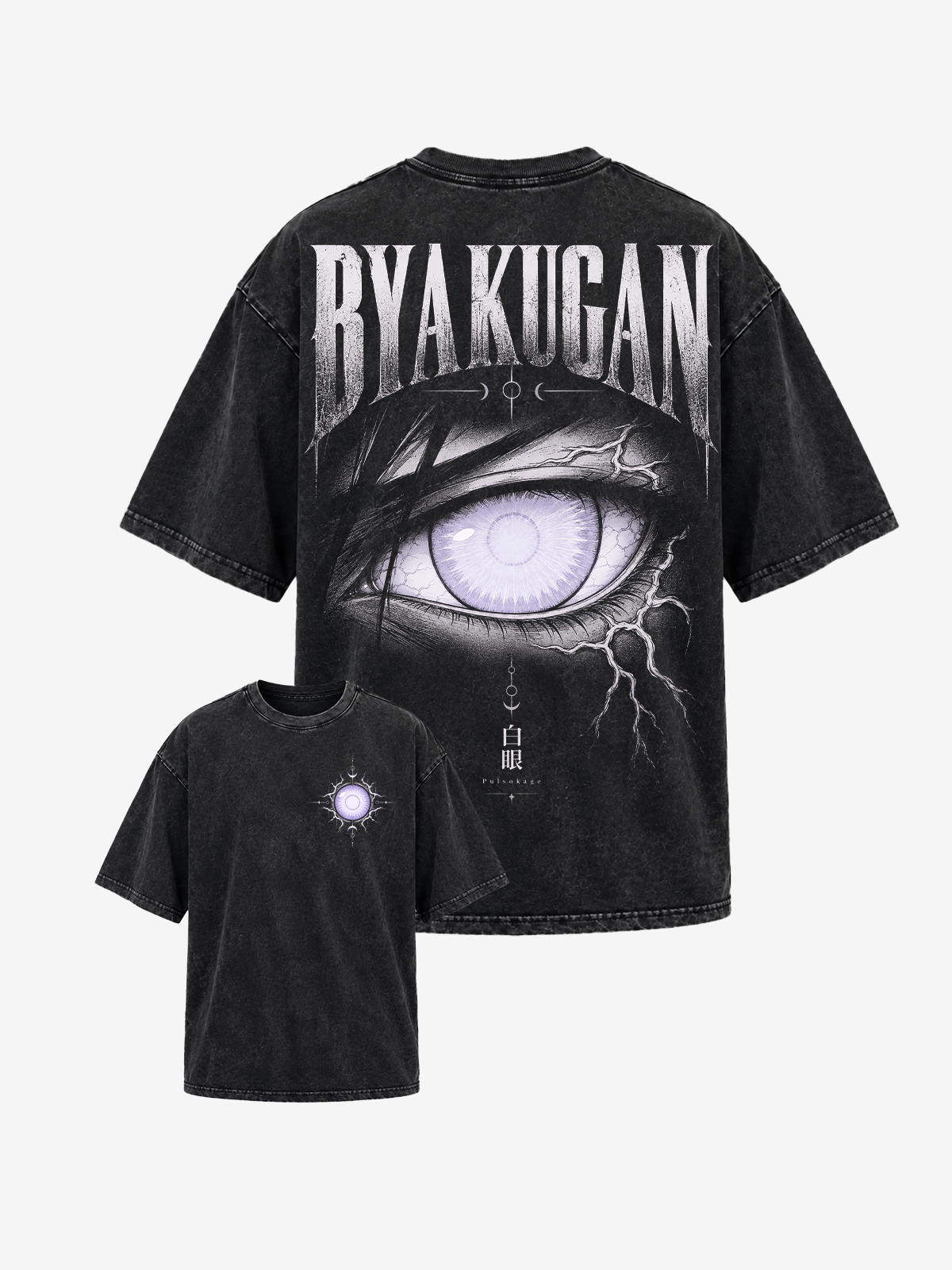 Polera Oversize Byakugan Naruto Shippuden