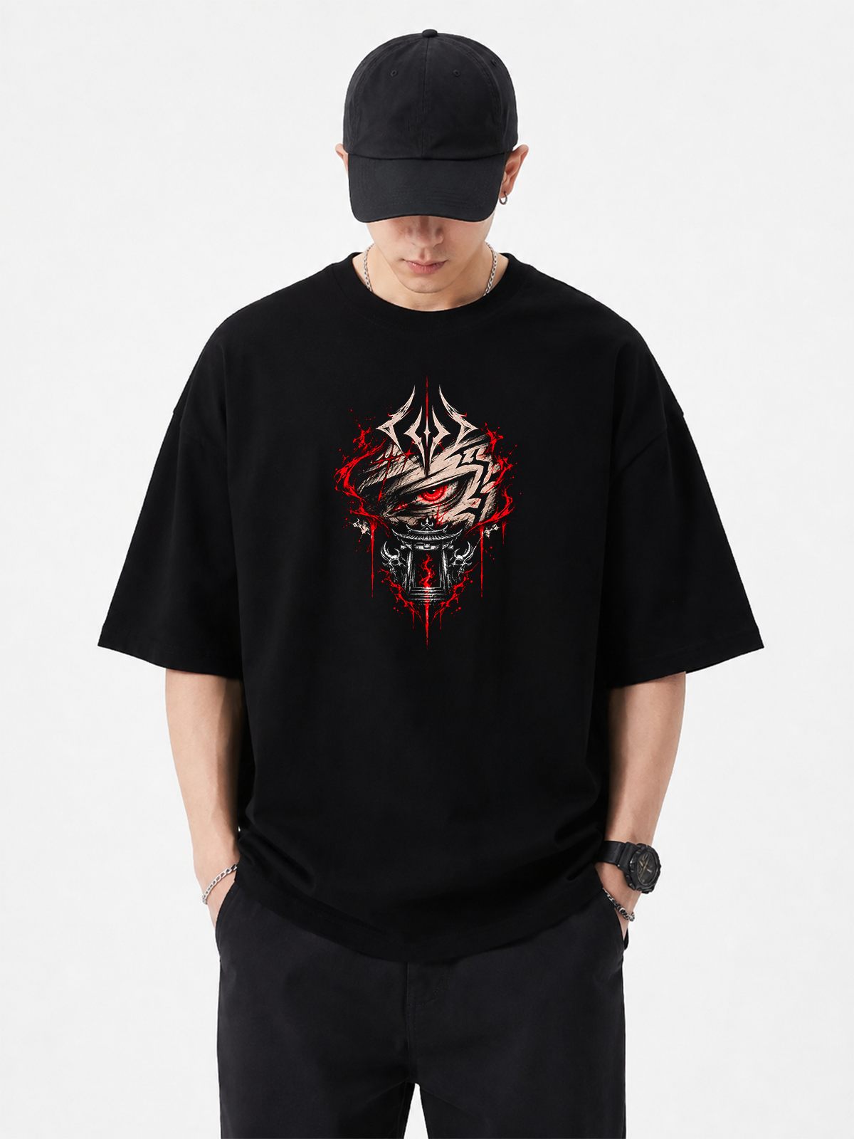 Polera Oversize Ryomen Sukuna Jujutsu Kaisen