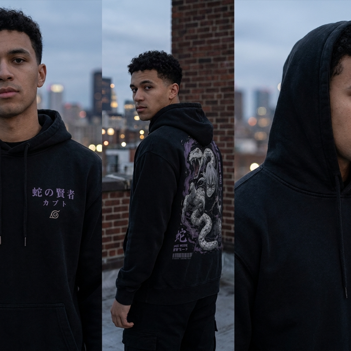 Polerón Sudadera Kabuto modo sabio Streetwear