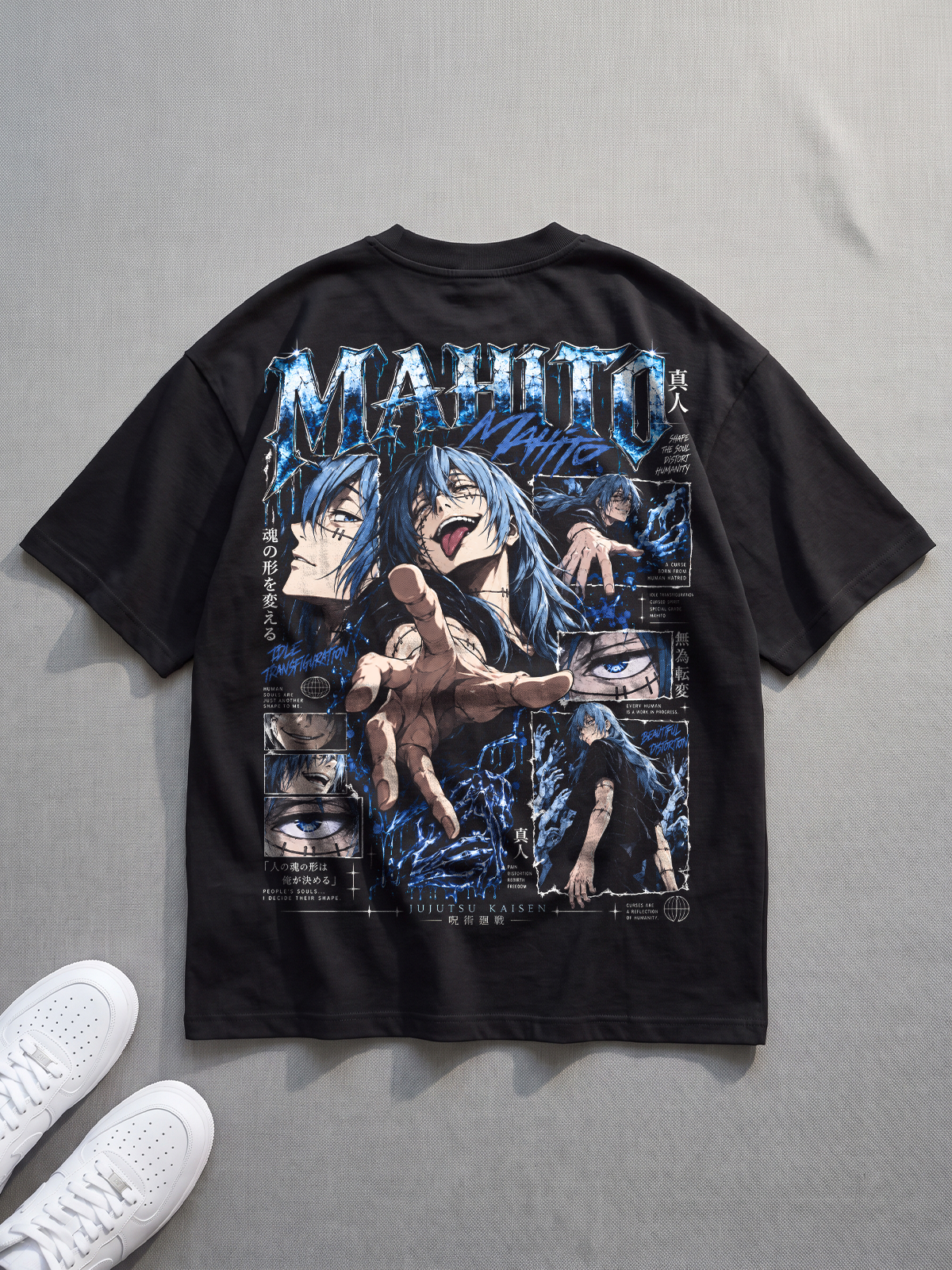 Polera Oversize Mahito Jujutsu Kaisen