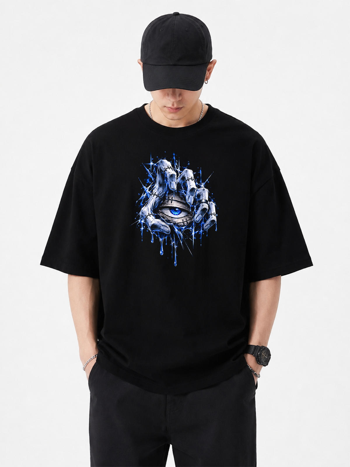 Polera Oversize Mahito Jujutsu Kaisen