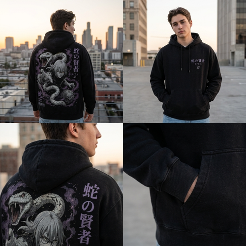 Polerón Sudadera Kabuto modo sabio Streetwear