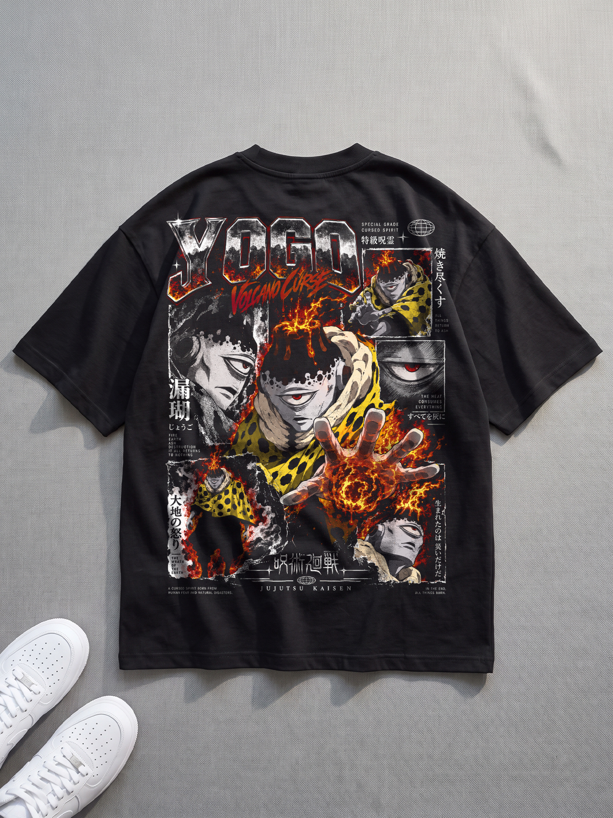 Polera Oversize Jogo Jujutsu Kaisen