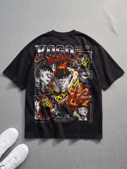 Polera Oversize Jogo Jujutsu Kaisen