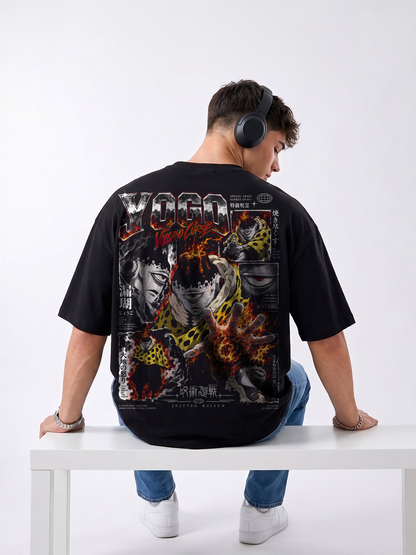 Polera Oversize Jogo Jujutsu Kaisen