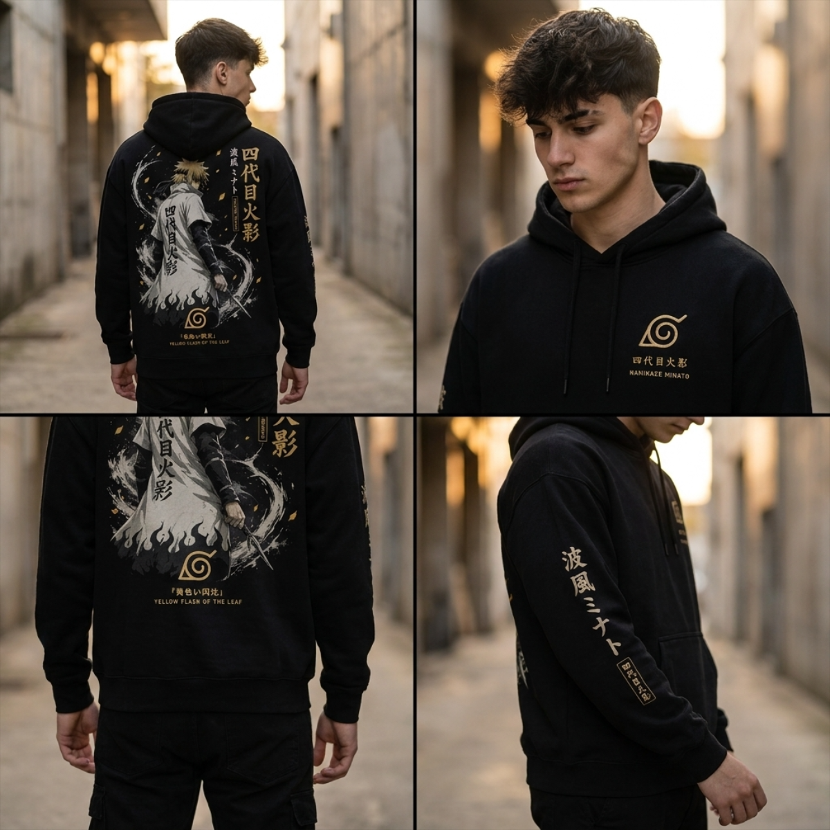 Polerón Sudadera Minato Namikaze Streetwear