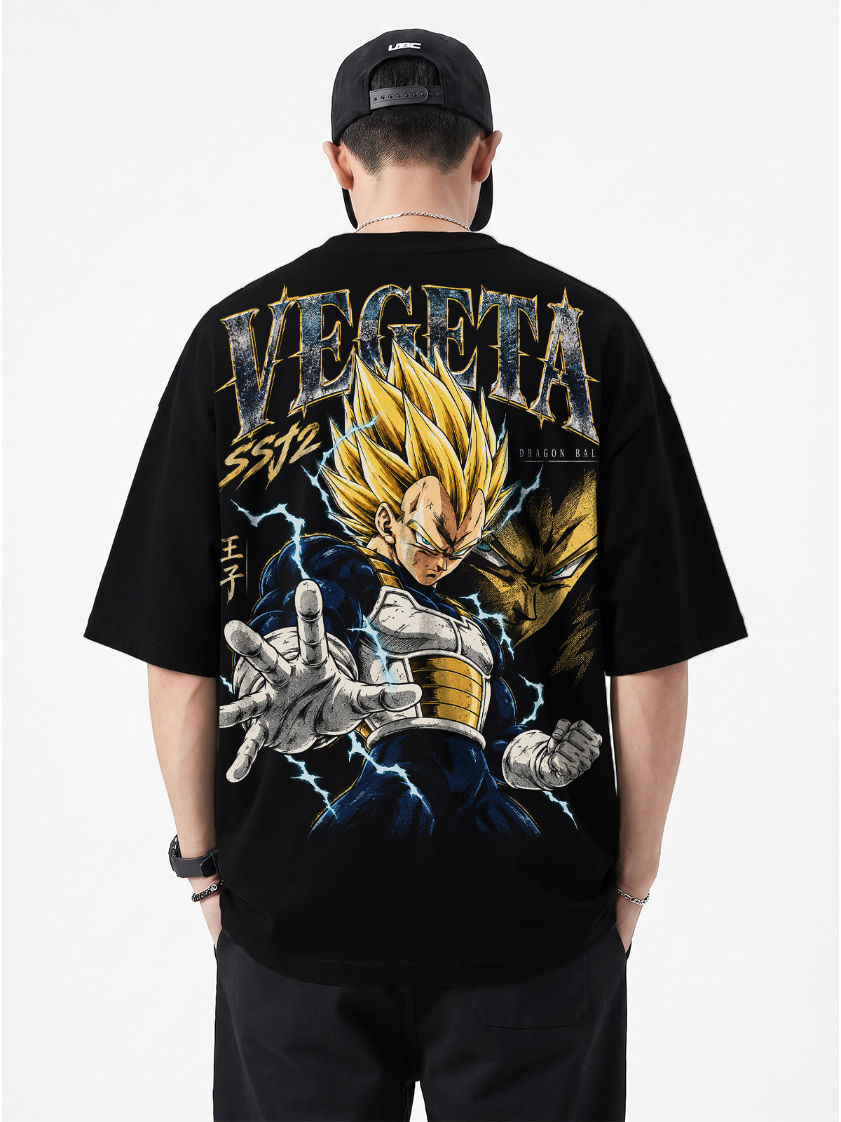 Polera Oversize Vegeta SSJ2 Dragon Ball Z