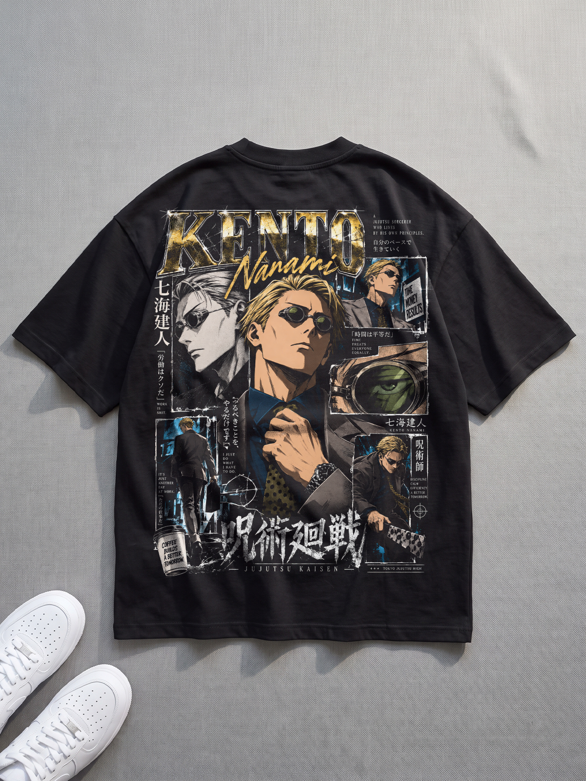 Polera Oversize Kento Nanami Jujutsu Kaisen