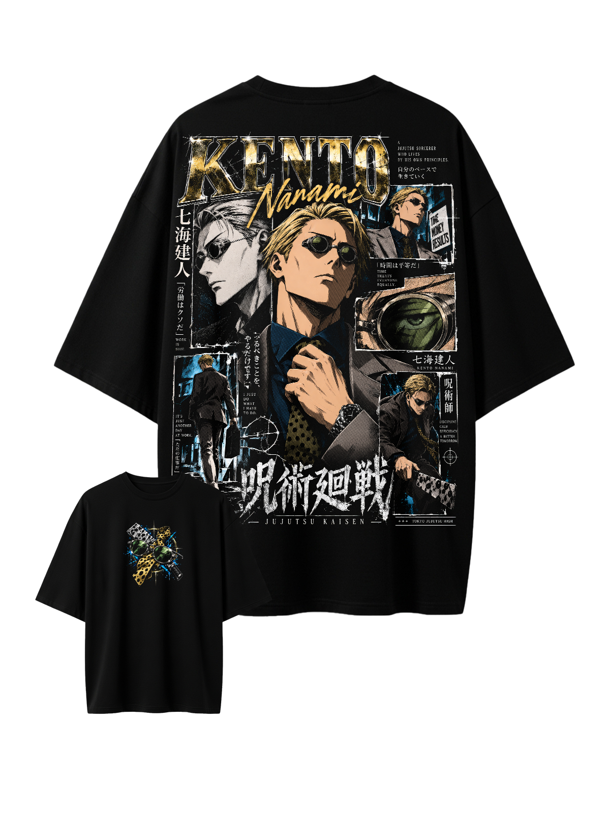 Polera Oversize Kento Nanami Jujutsu Kaisen
