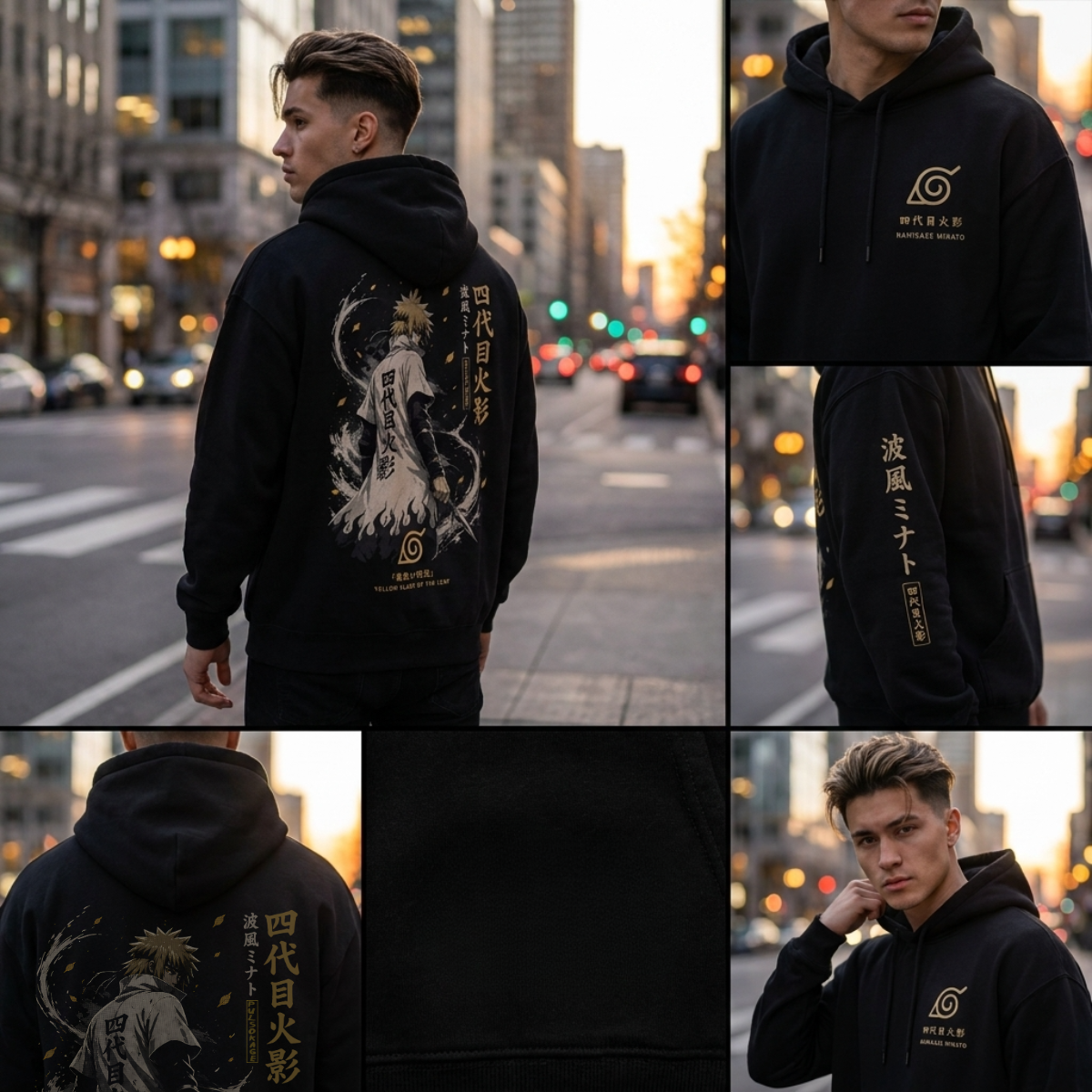 Polerón Sudadera Minato Namikaze Streetwear