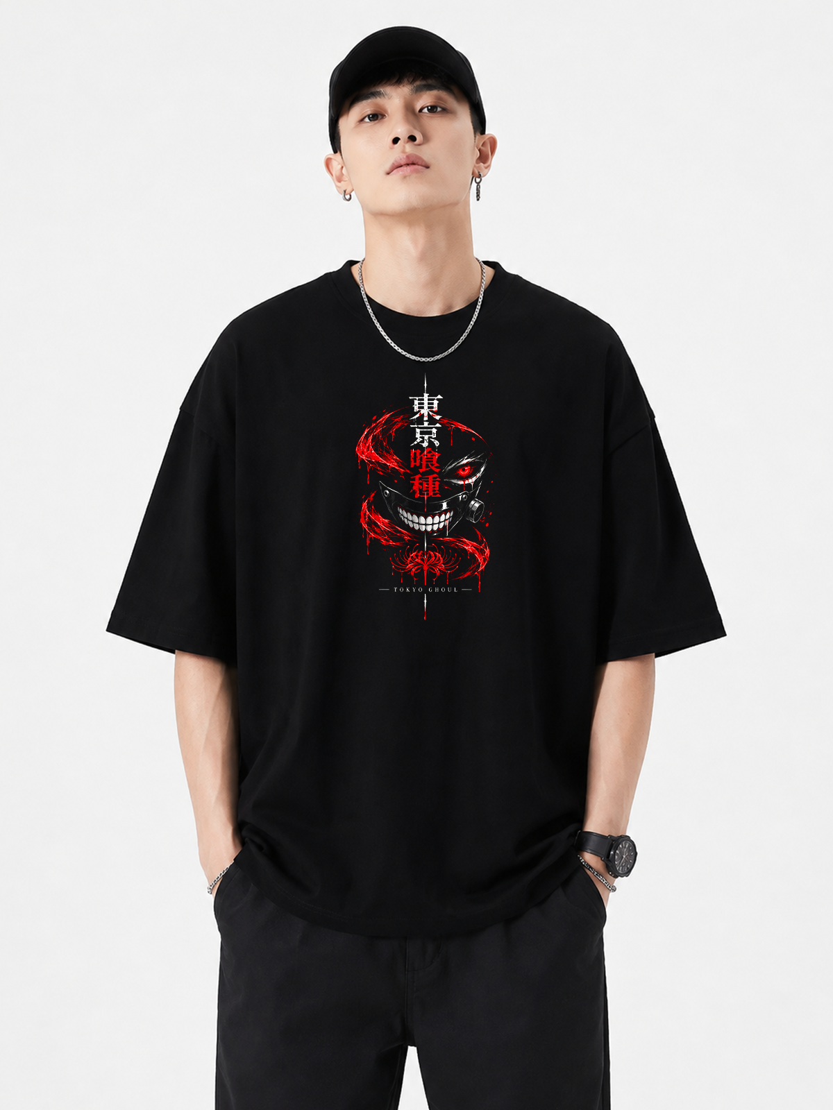 Polera Oversize Ken Kaneki Tokyo Ghoul