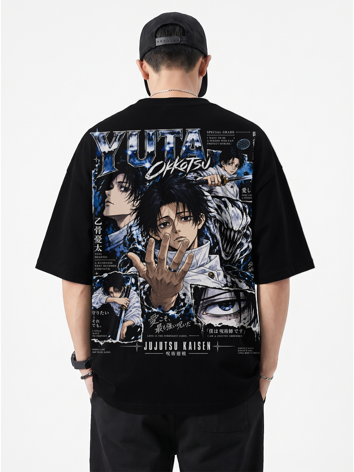 Polera Oversize Yuta Okkotsu Jujutsu Kaisen