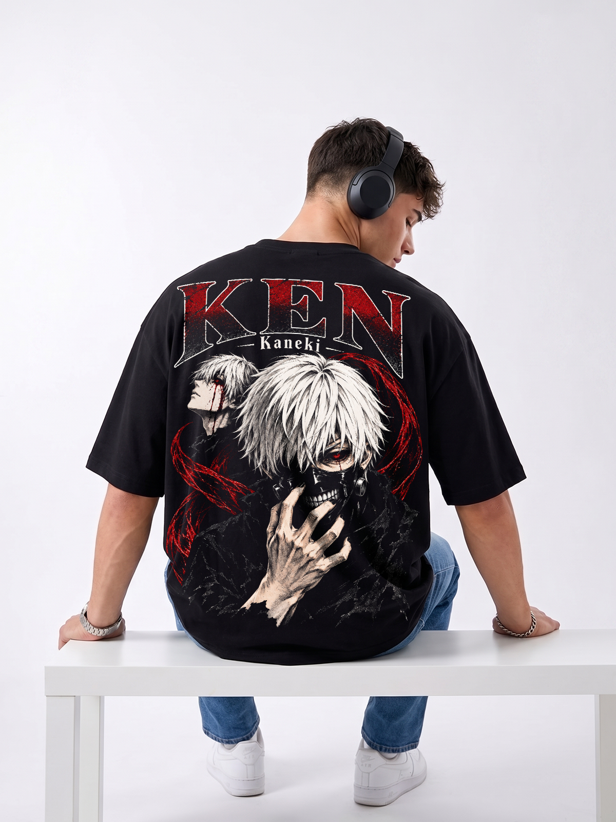 Polera Oversize Ken Kaneki Tokyo Ghoul