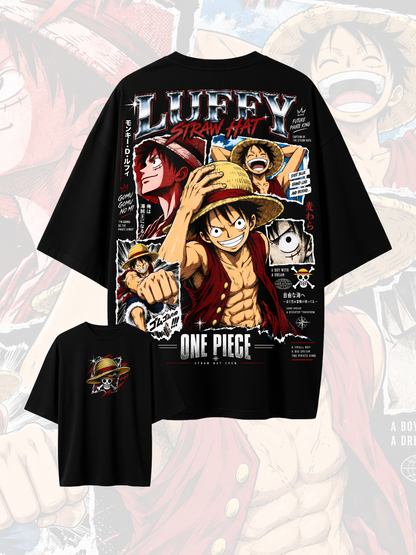 Polera Oversize Monkey D. Luffy One Piece