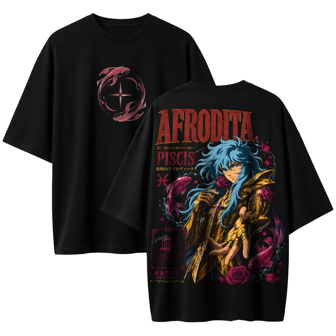 Polera Afrodita de Piscis Saint Seiya Oversize