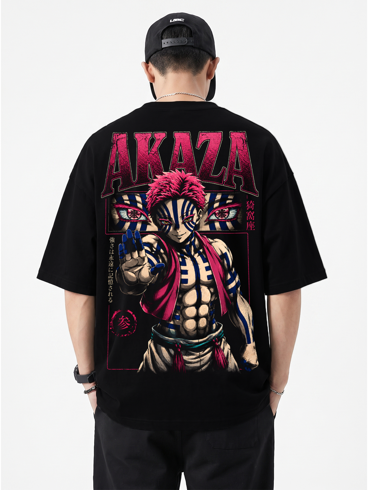 Polera Oversize Akaza Demon Slayer