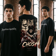 Polera Choso Jujutsu Kaisen Negra Oversize Anime