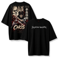 Camiseta Oversize Choso Jujutsu Kaisen Streetwear Negra Anime
