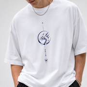 Polera Dragón Blanco Ojos Azules Yu-Gi-Oh Oversize