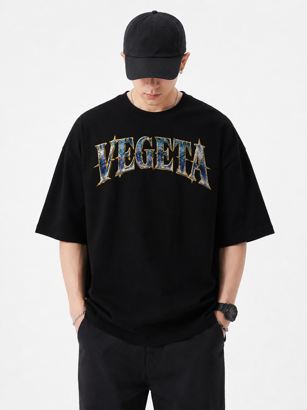 Polera Oversize Vegeta SSJ2 Dragon Ball Z