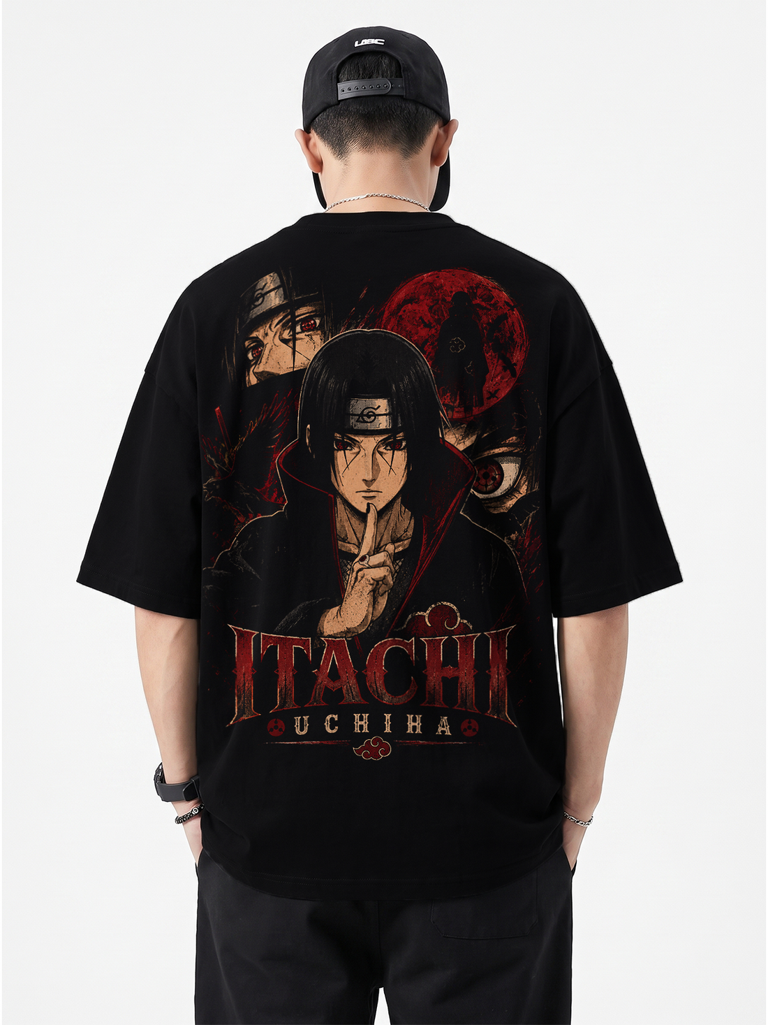 Polera Oversize Itachi Uchiha Naruto Shippuden
