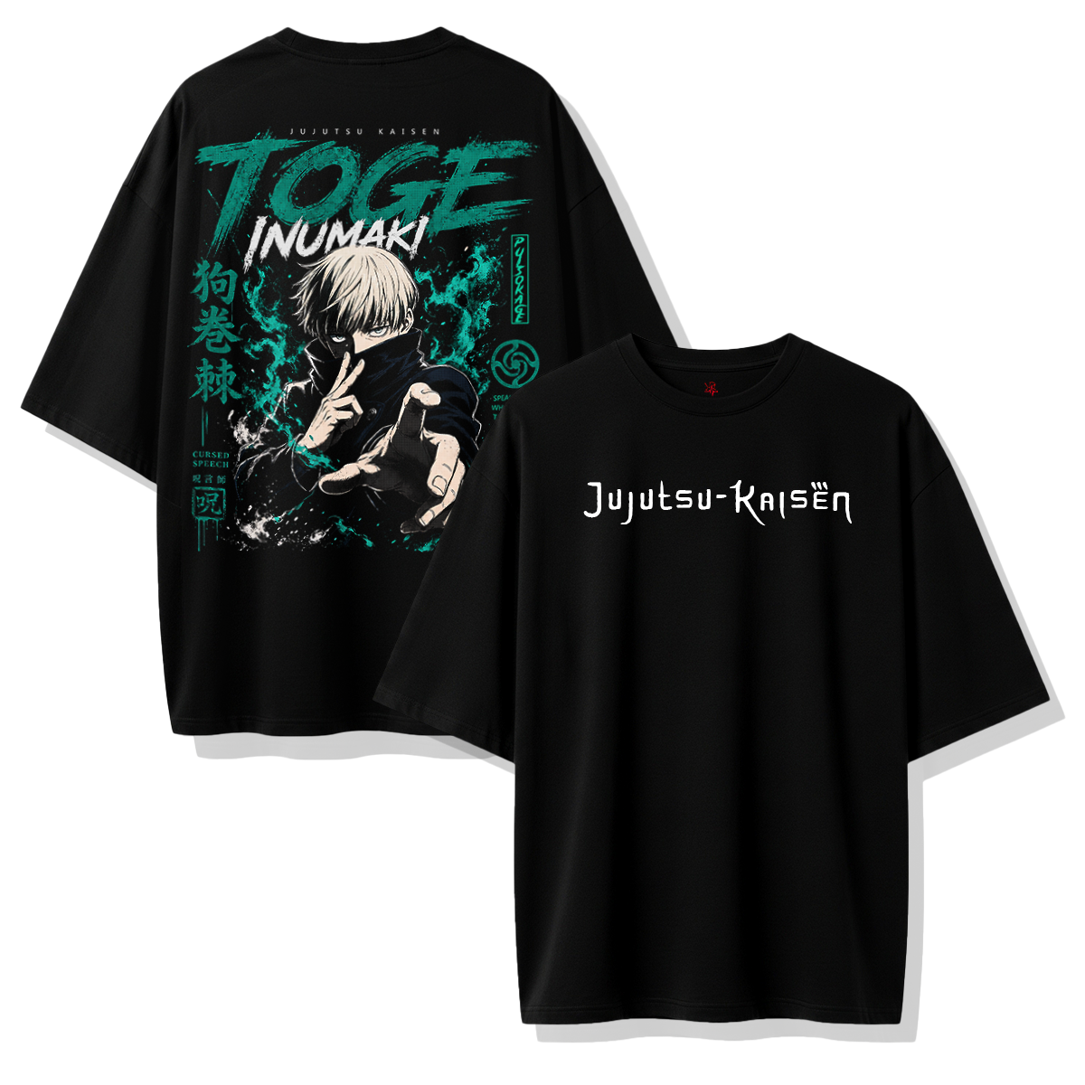 Camiseta Oversize unisex Toge Inumaki Jujutsu Kaisen