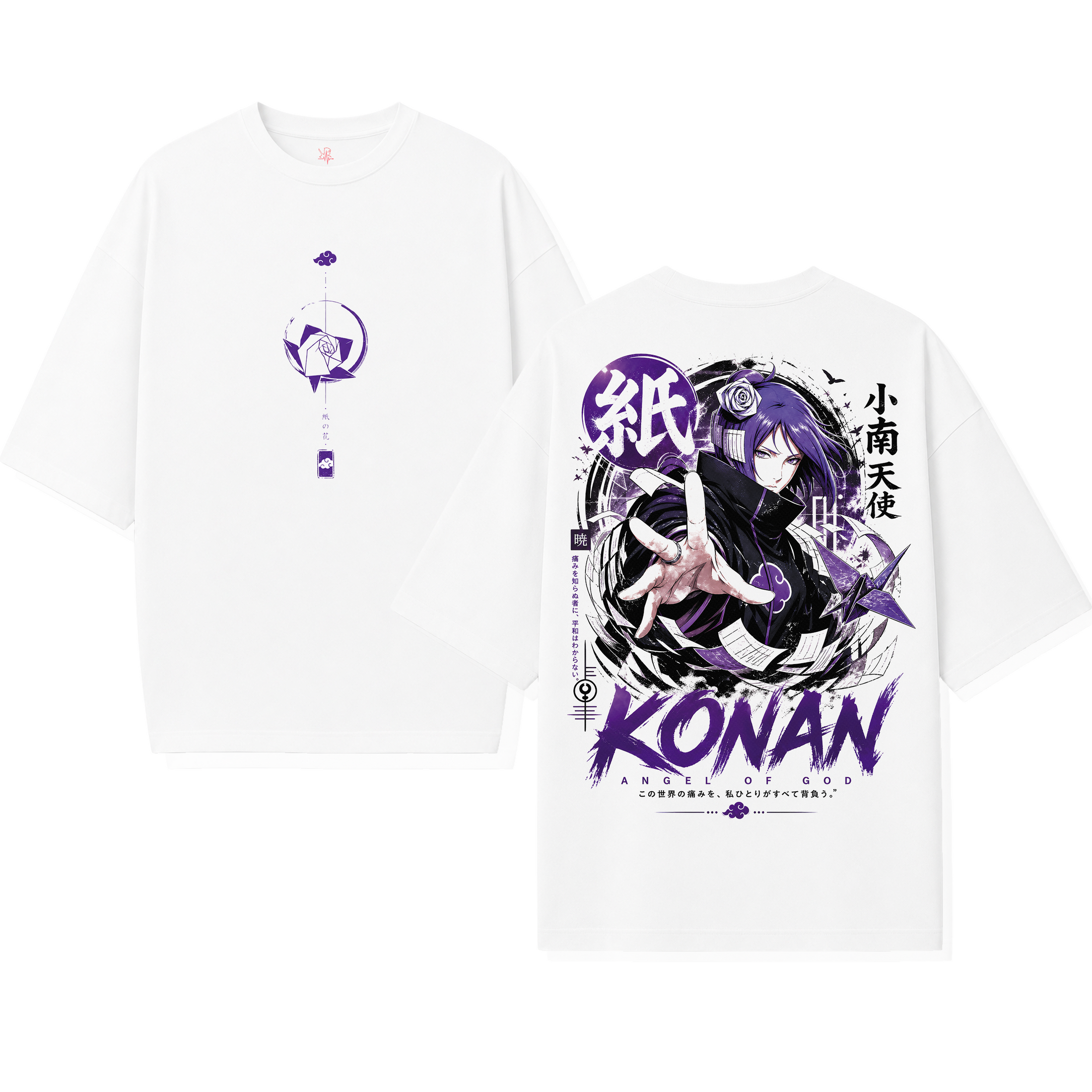 Polera Anime Konan Ángel de Papel Naruto Shippuden