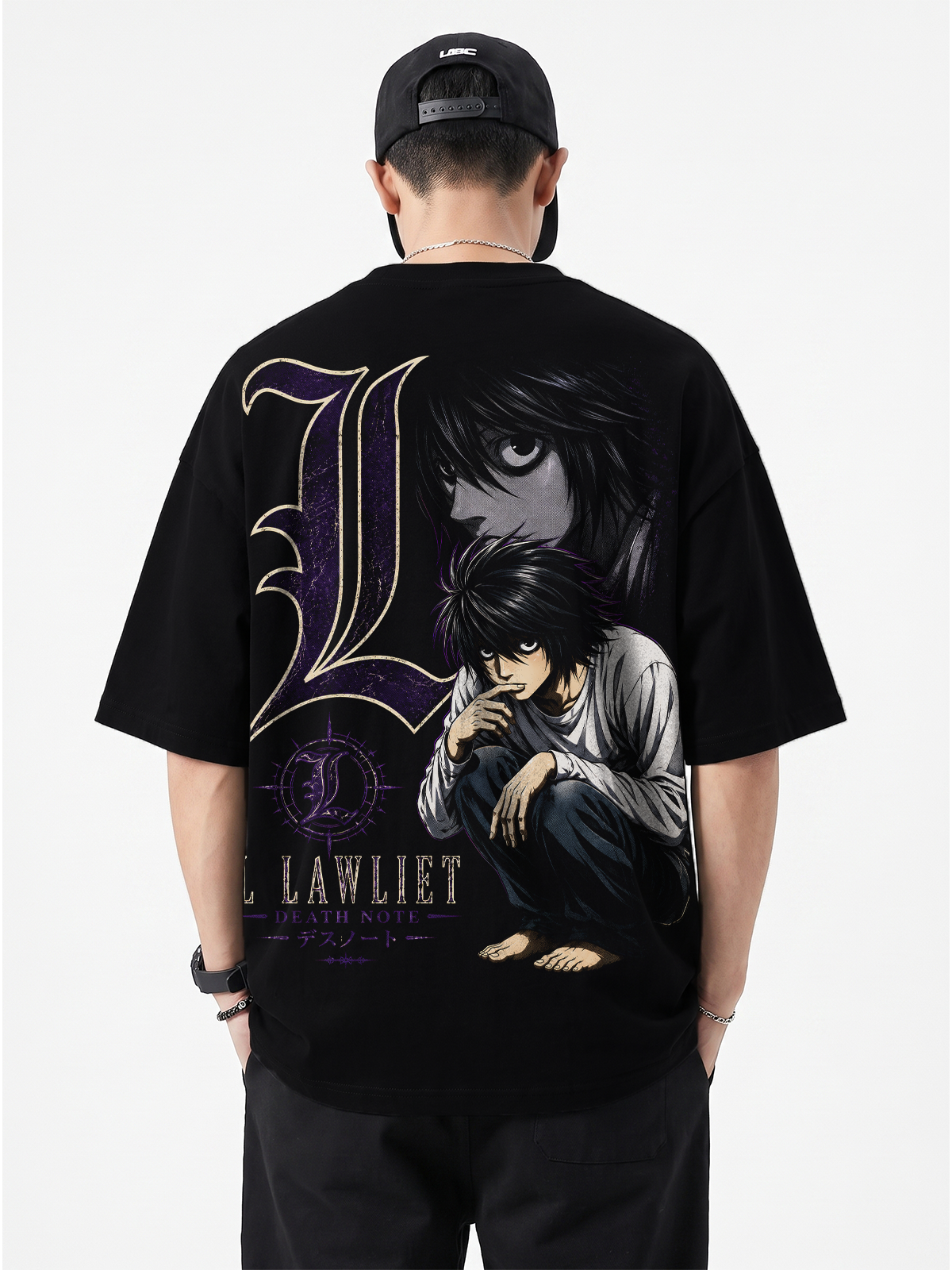 Polera Oversize L Lawliet Death Note