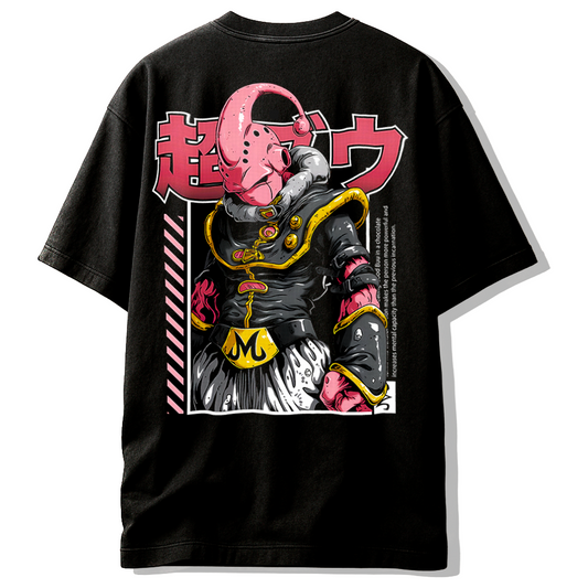 Camiseta Majin Buu Street Art – Poder Oscuro Dragon Ball Z