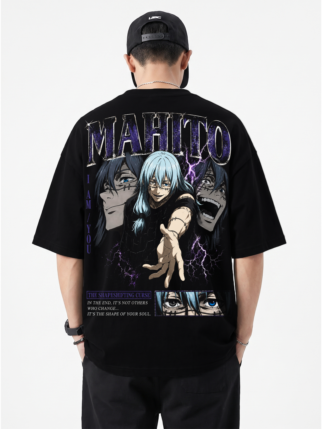 Polera Oversize Mahito Jujutsu Kaisen