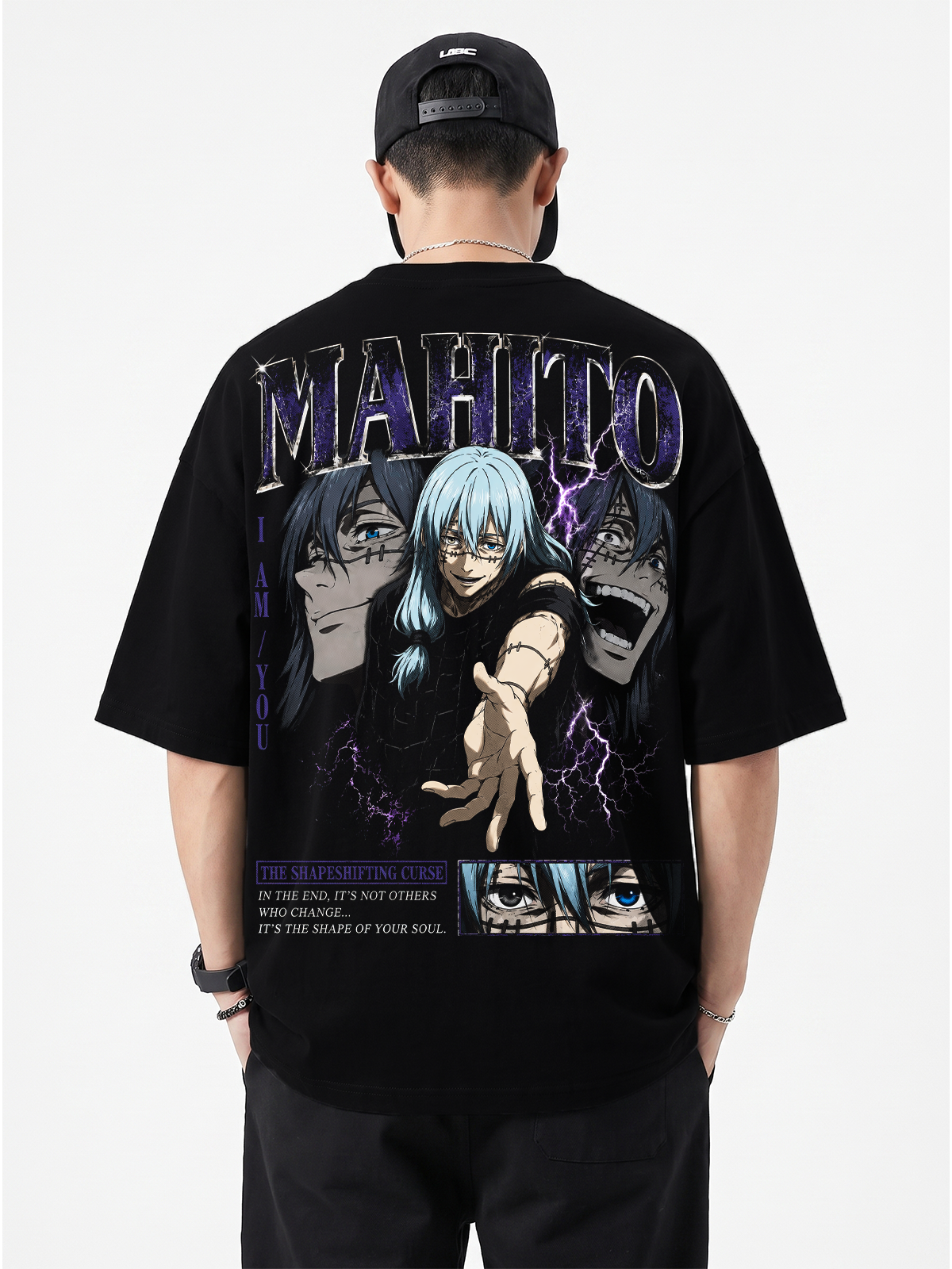 Polera Oversize Mahito Jujutsu Kaisen