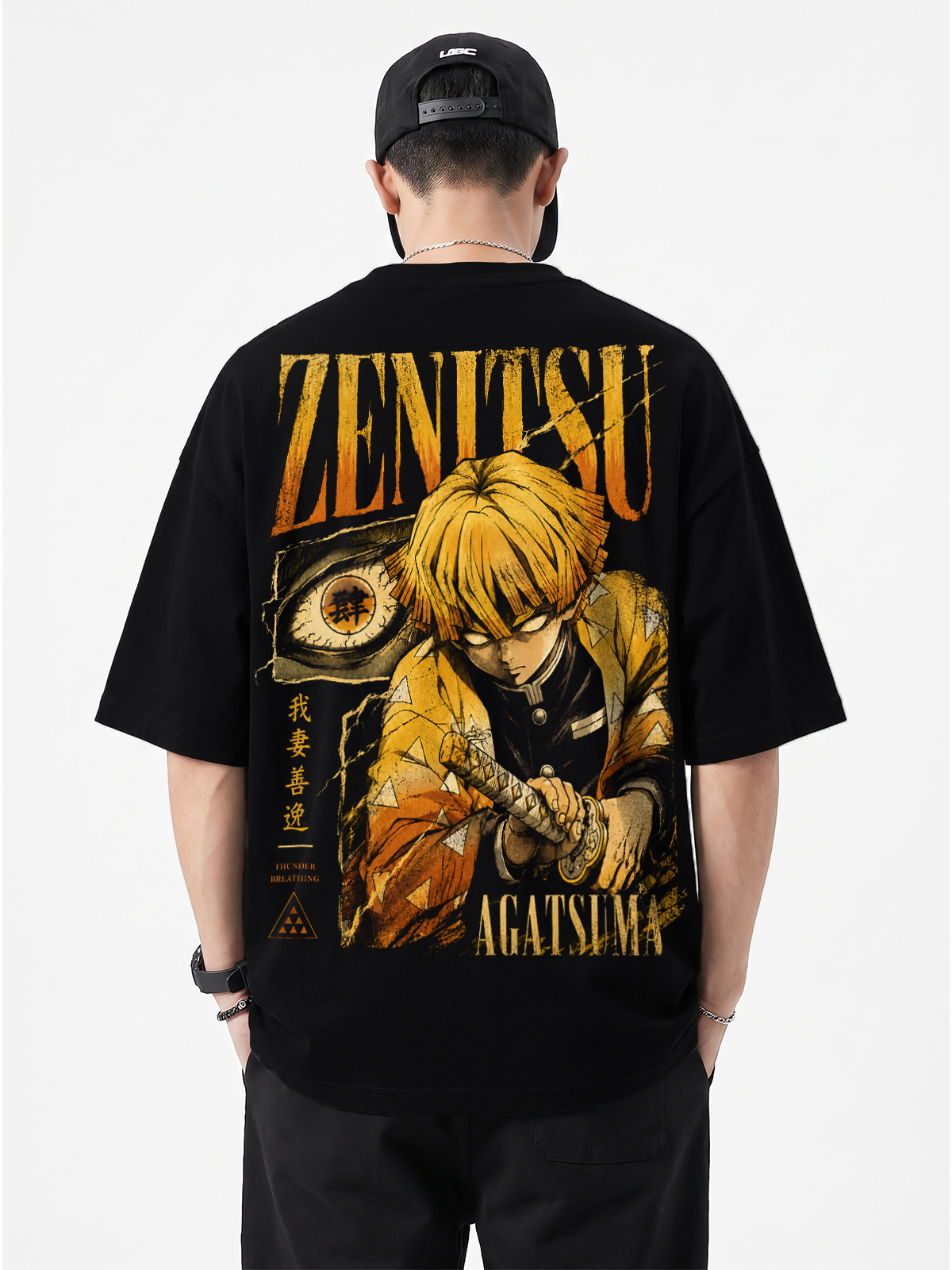 Polera Oversize Zenitsu Agatsuma Demon Slayer