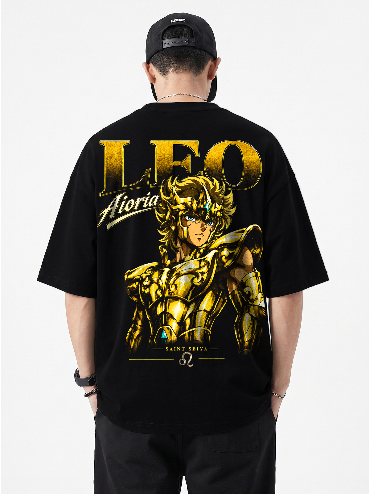 Polera Oversize Aioria de Leo Saint Seiya