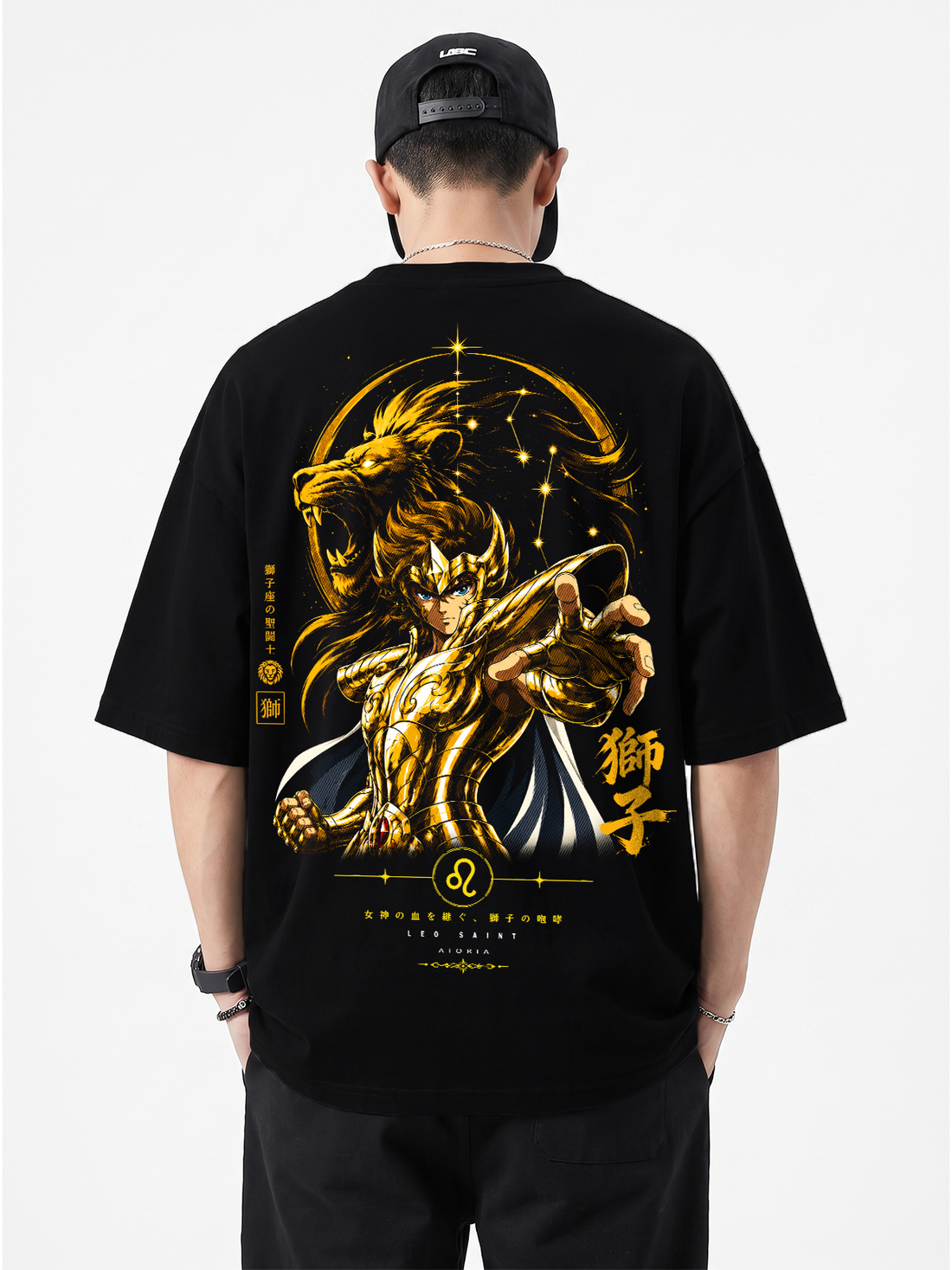 Polera Aioria de Leo Saint Seiya Caballero Dorado