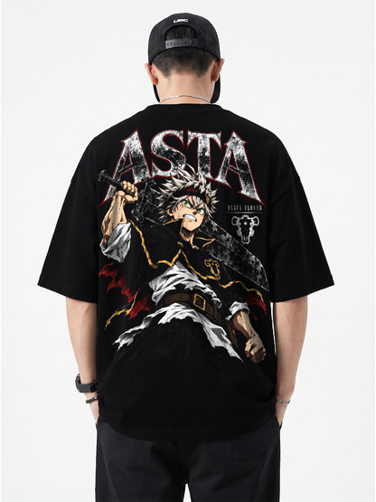 Polera Oversize Asta Black Clover