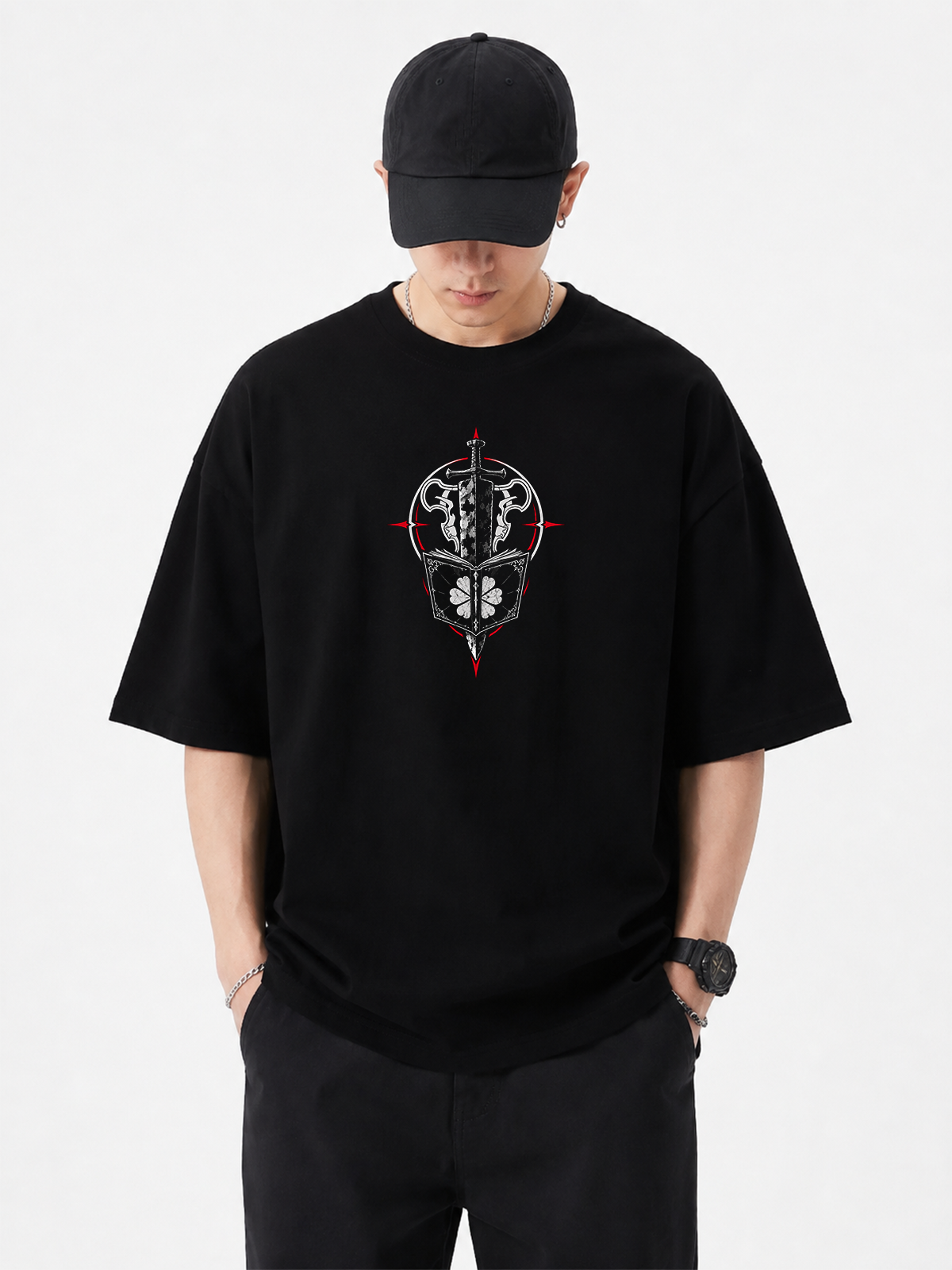 Polera Oversize Asta Black Clover
