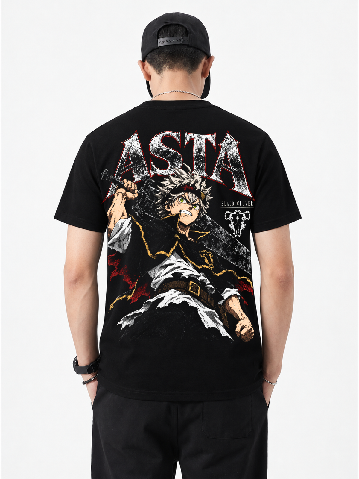 Polera Oversize Asta Black Clover