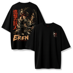 Camiseta Oversize Eren Yeager Attack on Titan