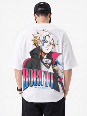 Polera Oversize Boruto Two Blue Vortex