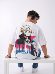 Polera Oversize Boruto Two Blue Vortex